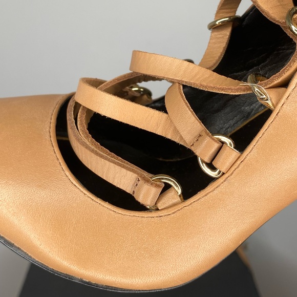 Nude Wrap High Heels - Picture 4 of 5